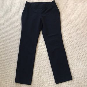 Lands End Starfish Slim Leg Black Pants